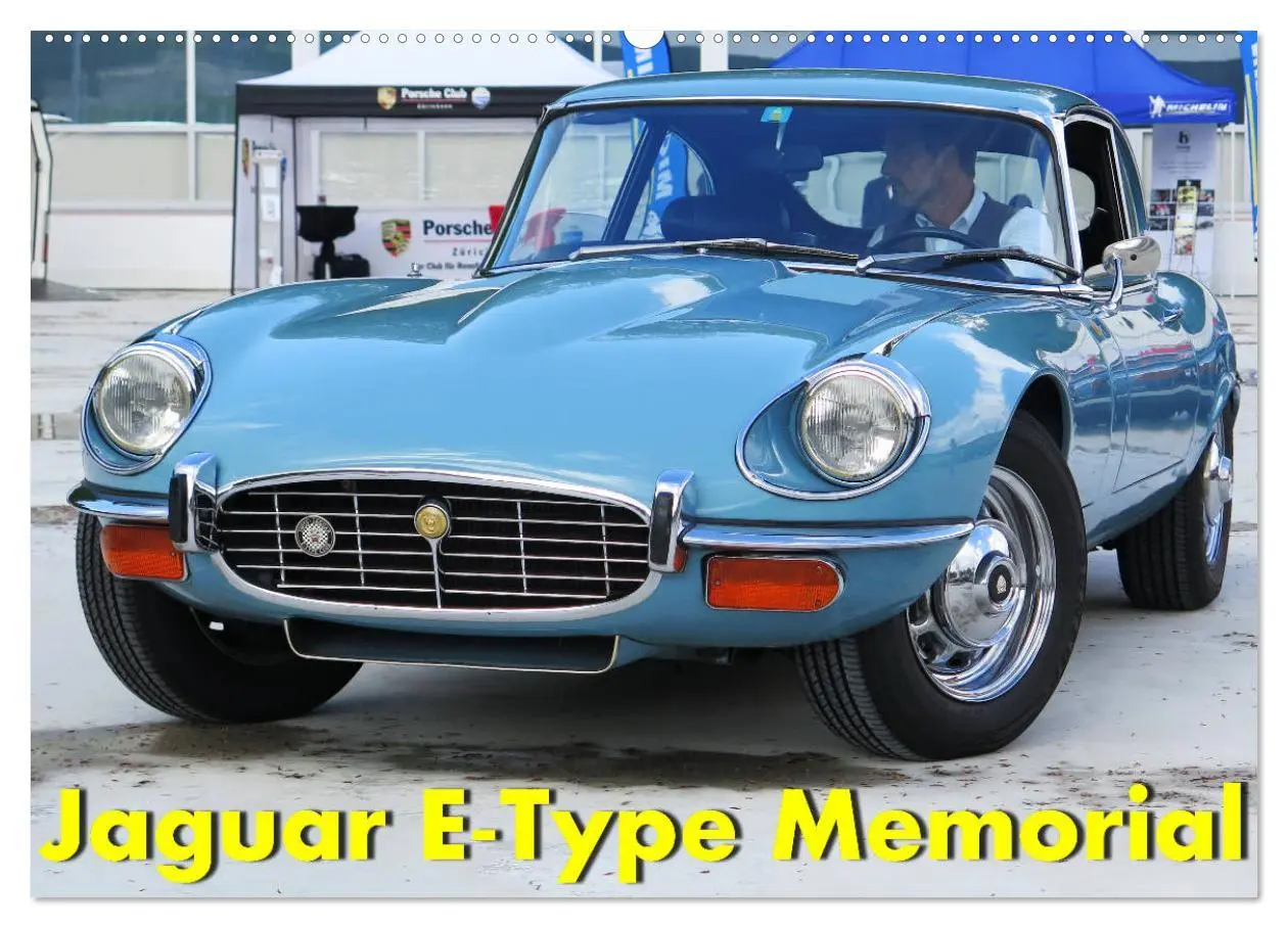 Cover: 9783457704646 | Jaguar E-Type Memorial (Wandkalender 2026 DIN A2 quer), CALVENDO...